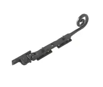 VFB20A Frelan Hardware Valley Forge Black Curly Tail Casement Stay 203mm