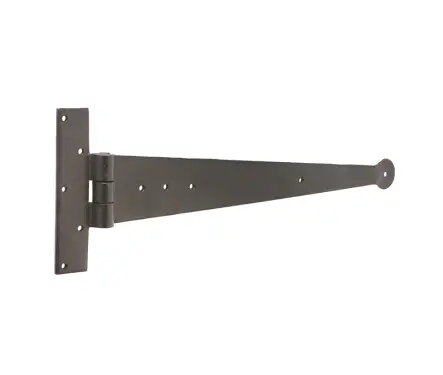 Click Here To Enlarge This Photo Of VFB29 Frelan Hardware Valley Forge Black T Hinges 370x132mm