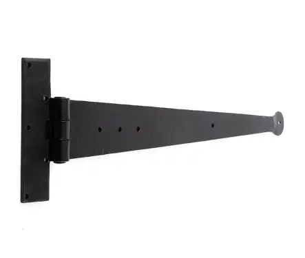 Click Here To Enlarge This Photo Of VFB30 Frelan Hardware Valley Forge Black T Hinges 445x132mm