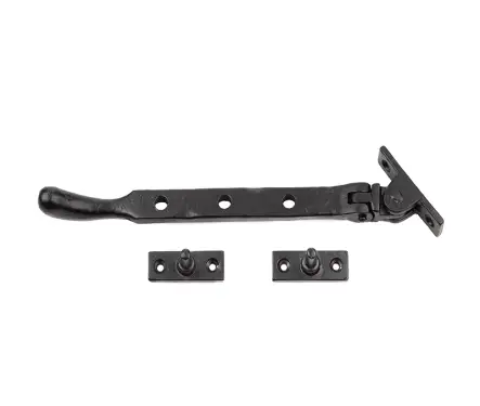 Click Here To Enlarge This Photo Of VFB33A Frelan Hardware Valley Forge Black Bulb End Casement Stay 203mm