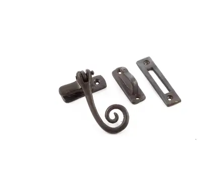 Click Here To Enlarge This Photo Of VFX19RT Frelan Hardware Valley Forge Range Beeswax Curly Tail Casement Fastener