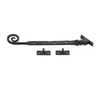 VFX20B Frelan Hardware Valley Forge Beeswax Curly Tail Casement Stay 245mm