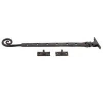 VFX20C Frelan Hardware Valley Forge Beeswax Curly Tail Casement Stay 305mm