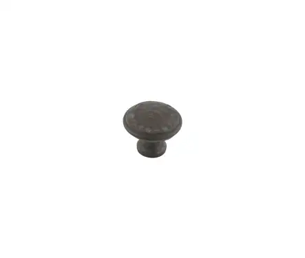 Click Here To Enlarge This Photo Of VFX87 Frelan Hardware Valley Forge Beeswax Hammered Cupboard Knob 40mm