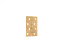 J9018SB Frelan Hardware Double Phosphor Bronze Washered Hinges 102mm x 67mm x 2.5mm Satin Brass