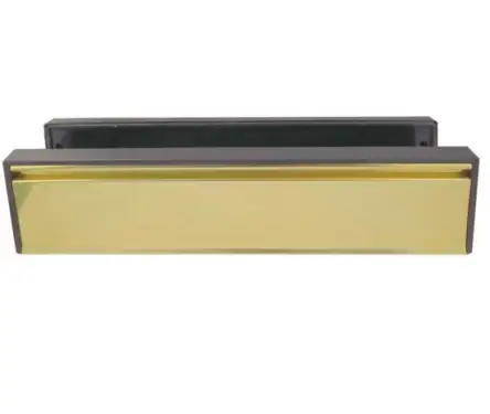 Click Here To Enlarge This Photo Of JW80G Frelan Hardware Gold Telescopic Letter Plate 270mm x 71mm
