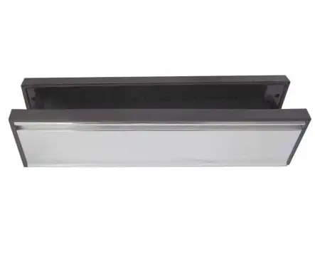 Click Here To Enlarge This Photo Of JW80S Frelan Hardware Silver Telescopic Letter Plate 270mm x 71mm