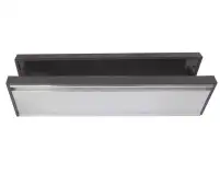 JW80S Frelan Hardware Silver Telescopic Letter Plate 270mm x 71mm