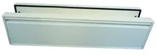 JW80WH Frelan Hardware White Telescopic Letter Plate 270mm x 71mm