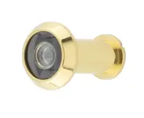 JV940PB Frelan Hardware Jedo 180 Degree Door Viewer to fit 35-55mm Doors Polished Brass