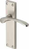 V4113-SN Heritage Brass Door Handle Lever Latch Sophia Design Satin Nickel Finish