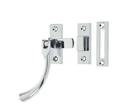Click Here To Enlarge This Photo Of JV308PC Frelan Hardware Jedo Bulb End Casement Fastener 110mm Polished Chrome