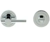 JV2889PC Frelan Hardware Jedo Designer Easy Turn & Release 50mm Round Rose no Indicator Polished Chrome