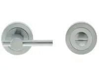 JV2889SC Frelan Hardware Jedo Designer Easy Turn & Release 50mm Round Rose no Indicator Satin Chrome