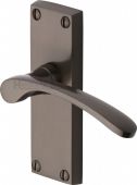 V4140-MB Heritage Brass Door Handle Lever Latch Sophia Short Design Matt Bronze Finish