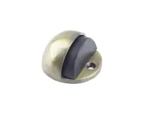 JV86AB Frelan Hardware Jedo Oval Floor Mounted Door Stop (No Rose)  46x26mm Antique Brass