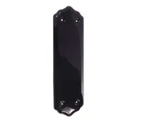 JC61 Frelan Hardware Jedo Porcelain Finger Plate 280mm Black