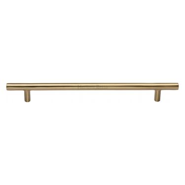 Click Here To Enlarge This Photo Of C0361 203-SB Heritage Brass Cabinet Pull Bar Design 203mm ctc Satin Brass Finish