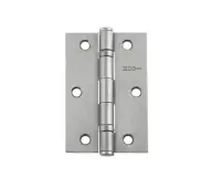 J8501SN Frelan Hardware Jedo Steel Ball Bearing Hinges 89mm x 58mm x 2mm Satin Nickel