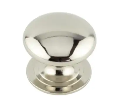 Click Here To Enlarge This Photo Of JV47APN Frelan Hardware Jedo Traditional Cupboard Knob 25mm Polished Nickel