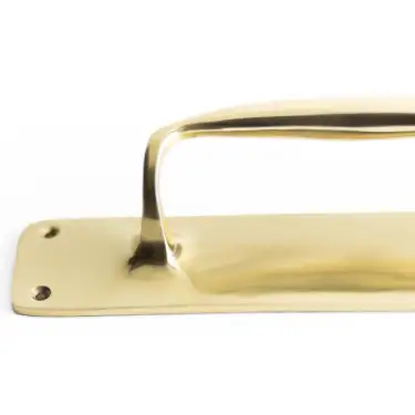 Click Here To Enlarge This Photo Of JV124PB Frelan Hardware Jedo Windsor Pull Handle 290mm Polished Brass