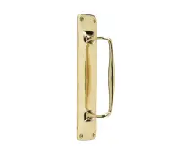 JV124PB Frelan Hardware Jedo Windsor Pull Handle 290mm Polished Brass