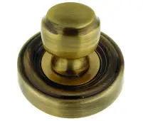 JV2652AB Frelan Hardware Jedo Parisian Standard Thumbturn & Release Antique Brass