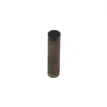 Click Here To Enlarge This Photo Of BUR968AB Frelan Hardware Burlington Knurled Wall Mounted Door Stop (No Rose) No Rose Antique Brass