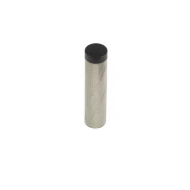 Click Here To Enlarge This Photo Of BUR968SN Frelan Hardware Burlington Knurled Wall Mounted Door Stop (No Rose) No Rose Satin Nickel