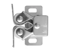 J337H Frelan Hardware Jedo Double Roller Catch 31x18mm Zinc Plated