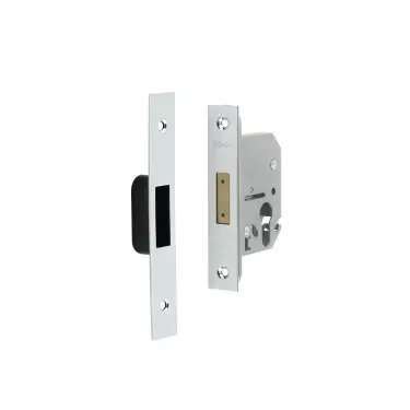 Click Here To Enlarge This Photo Of JL1060PC Frelan Hardware Jedo Euro Profile Deadlock 65mm Polished Chrome