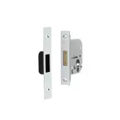 JL1060PC Frelan Hardware Jedo Euro Profile Deadlock 65mm Polished Chrome