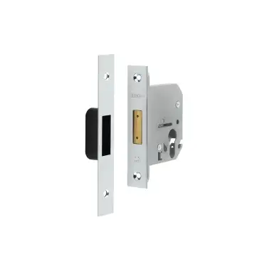Click Here To Enlarge This Photo Of JL1061PC Frelan Hardware Jedo Euro Profile Deadlock 76mm Polished Chrome