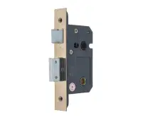 JL1072PB Frelan Hardware Jedo Bathroom Lock 76mm Polished Brass