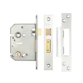 JL1071SC Frelan Hardware Jedo Bathroom Lock 64mm Satin Chrome
