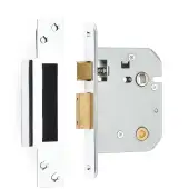 JL1071PC Frelan Hardware Jedo Bathroom Lock 64mm Polished Chrome