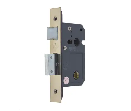 Click Here To Enlarge This Photo Of JL1071PB Frelan Hardware Jedo Bathroom Lock 64mm Polished Brass