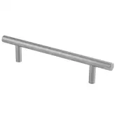 CSPT1225SSS/201 Carlisle Brass Eurospec 325mm o/a x 225mm c/c x 19mm Dia. Straight T Bar Pull Handle (G201) Satin Stainless Steel