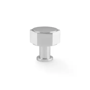 Click Here To Enlarge This Photo Of AW828-33-PC - Alexander & Wilks Vesper Hex 33mm Cabinet Knob - Polished Chrome