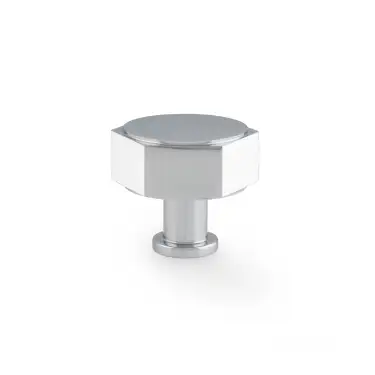 Click Here To Enlarge This Photo Of AW828-40-PC - Alexander & Wilks Vesper Hex 40mm Cabinet Knob - Polished Chrome