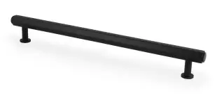 AW830-224-BL - Alexander & Wilks Vesper Hex T-Bar Cabinet Pull - Black - 224mm c/c
