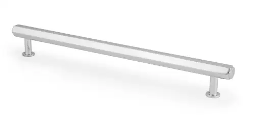 Click Here To Enlarge This Photo Of AW830-224-PC - Alexander & Wilks Vesper Hex T-Bar Cabinet Pull - Polished Chrome - 224mm c/c