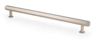 AW830-224-SN - Alexander & Wilks Vesper Hex T-Bar Cabinet Pull - Satin Nickel - 224mm c/c