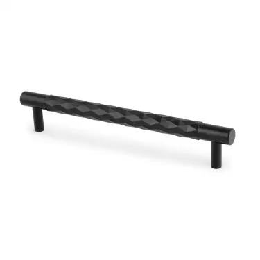 Click Here To Enlarge This Photo Of AW846-160-BL - Alexander & Wilks Diamond Cut T-Bar Cabinet Pull - Black - 160mm c/c