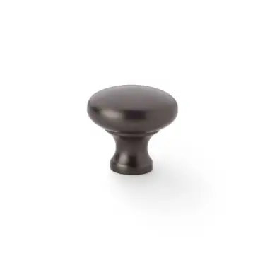 Click Here To Enlarge This Photo Of AW836-32-DBZ - Alexander & Wilks Wade Round Cupboard Knob 32mm - Dark Bronze