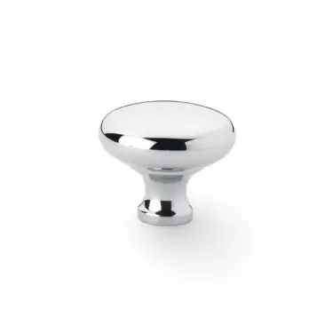 Click Here To Enlarge This Photo Of AW836-38-PC - Alexander & Wilks Wade Round Cupboard Knob 38mm - Polished Chrome