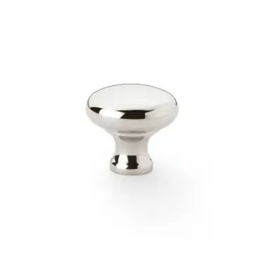 Click Here To Enlarge This Photo Of AW836-32-PN - Alexander & Wilks Wade Round Cupboard Knob 32mm - Polished Nickel