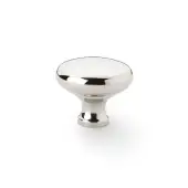 AW836-38-PN - Alexander & Wilks Wade Round Cupboard Knob 38mm - Polished Nickel