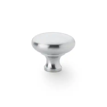 Click Here To Enlarge This Photo Of AW836-38-SC - Alexander & Wilks Wade Round Cupboard Knob 38mm - Satin Chrome