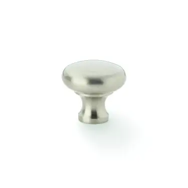 Click Here To Enlarge This Photo Of AW836-32-SN - Alexander & Wilks Wade Round Cupboard Knob 32mm - Satin Nickel